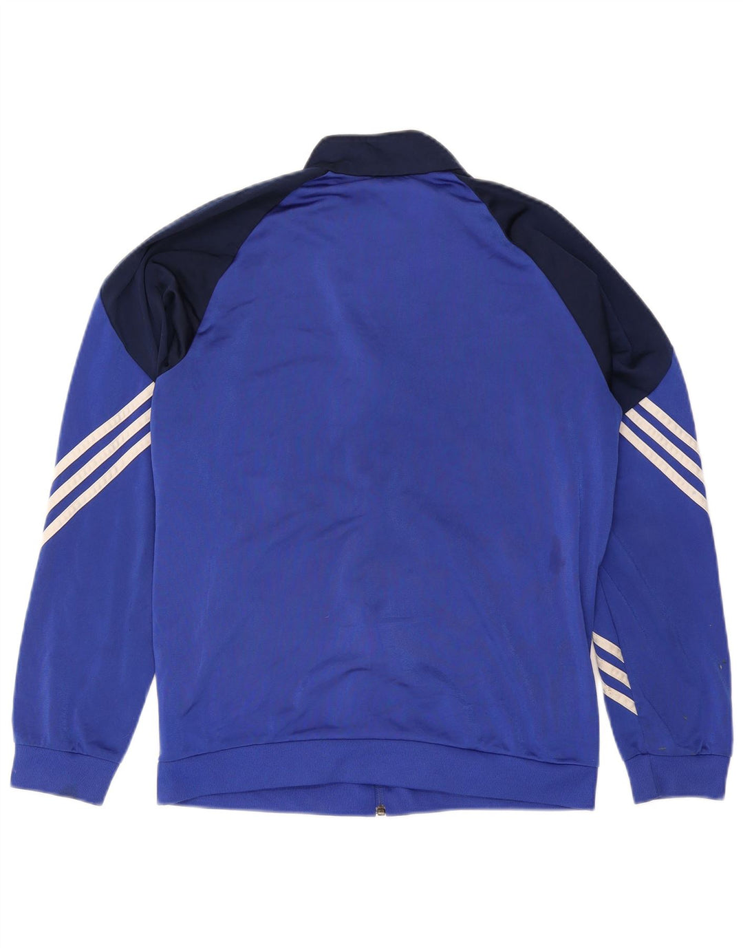 Giacca da ginnastica da uomo Adidas Top Giacca in poliestere color block blu medio
