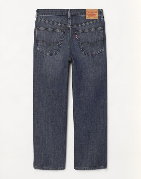Levi's Mens 501 Straight Jeans W36 L27 Navy Blue Cotton