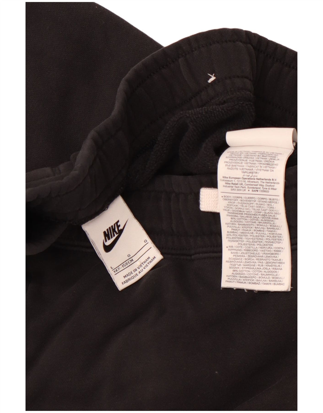 NIKE Pantaloni da tuta con grafica da ragazzo Joggers 12-13 anni Large Nero