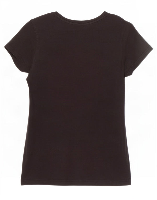 T-shirt grafica da donna Adidas Top IT 40 Small in cotone nero