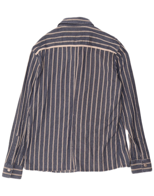 Camicia da uomo ARMANI JEANS 2XL a righe blu