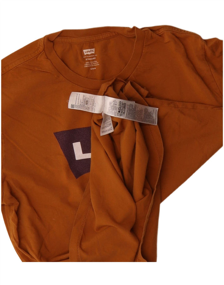 T-shirt grafica da uomo con vestibilità standard Levi's, in cotone marrone medio