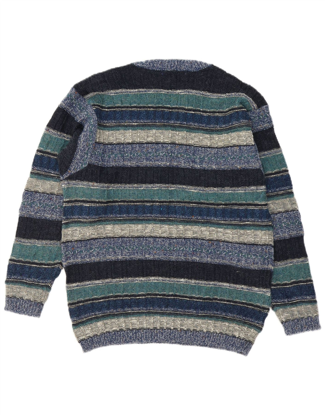 Marks & Spencer Maglione maglione girocollo da uomo St. Michael piccolo blu