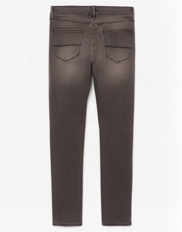 Jeans slim da uomo Marks & Spencer W34 L31 cotone grigio