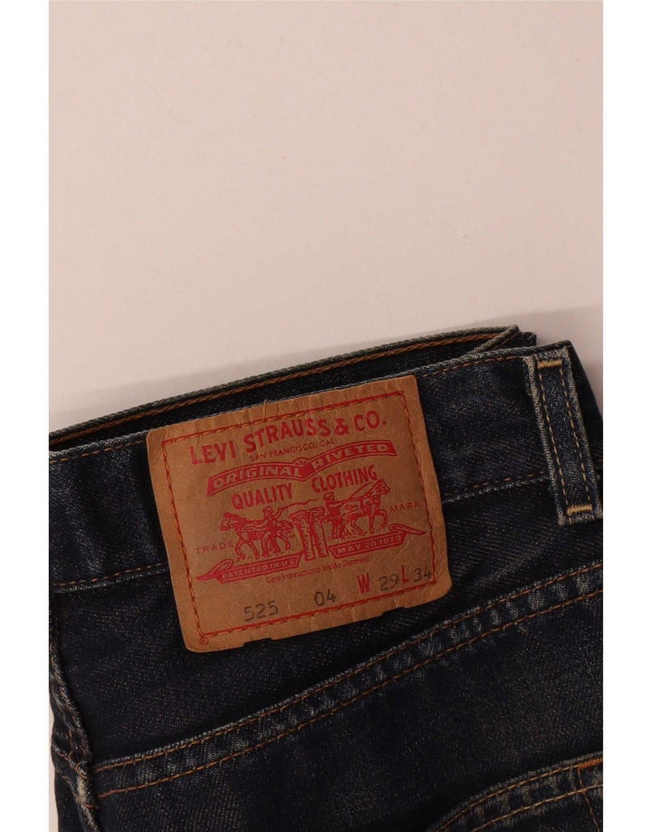 Jeans Levi's 525 Bootcut da donna W29 L30 in cotone blu navy