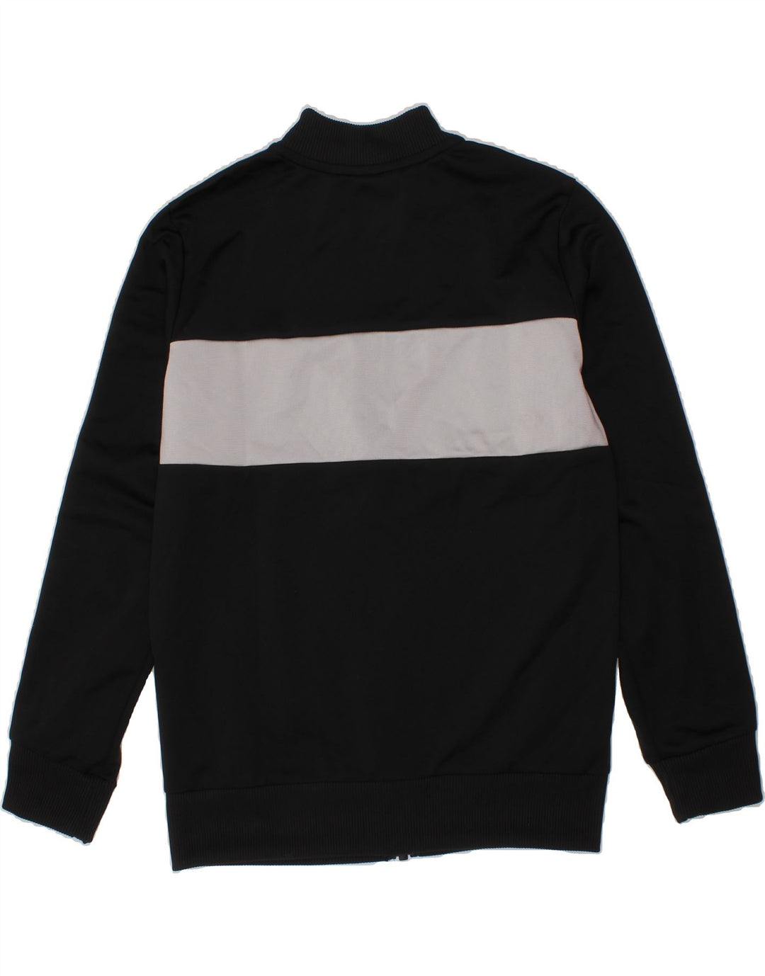 ADIDAS Boys Tracksuit Top Jacket 9-10 Years Black Colourblock Polyester Vintage Adidas and Second-Hand Adidas from Messina Hembry 