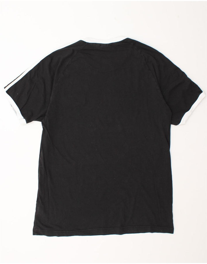 T-shirt Adidas da uomo Top Large in cotone nero