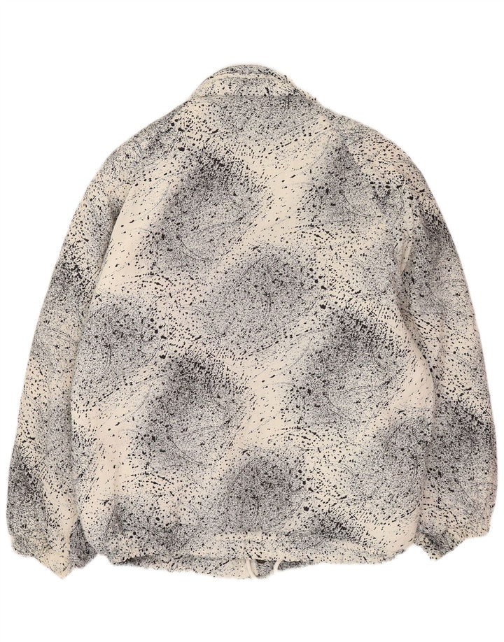 Giacca a vento da uomo vestibilità ampia BRUGI UK 32 2XS bianco sporco screziato