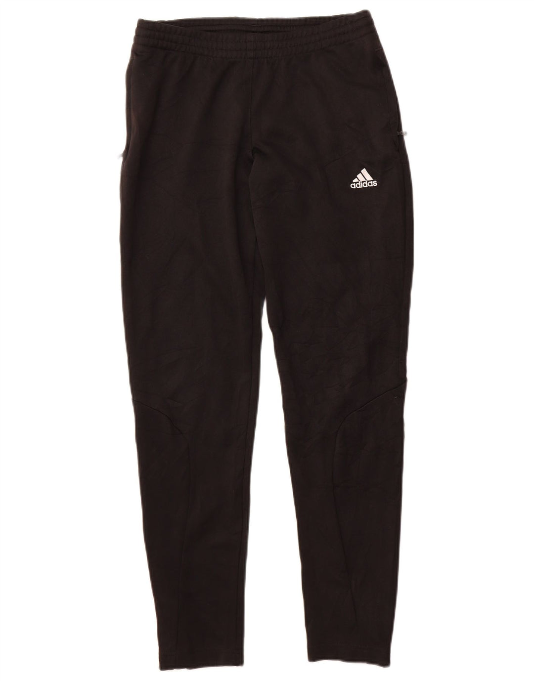 Pantaloni della tuta da jogging Adidas Climalite da donna UK 12/14 Medio Nero