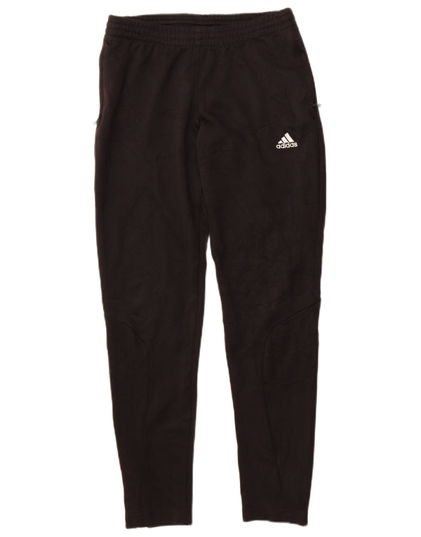 Pantaloni della tuta da jogging Adidas Climalite da donna UK 12/14 Medio Nero