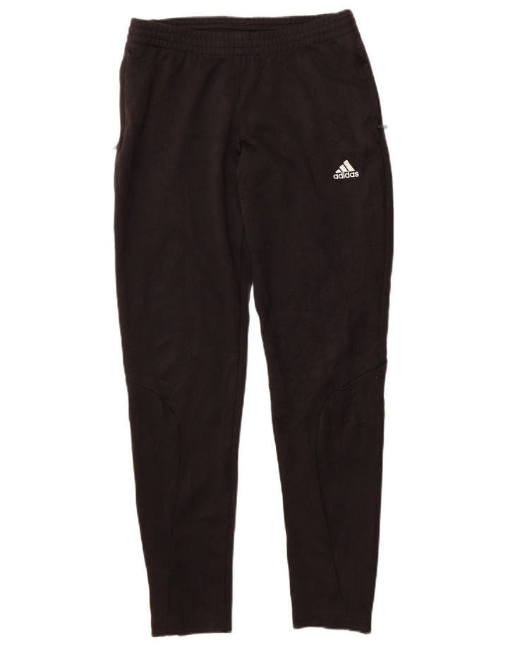 Pantaloni della tuta da jogging Adidas Climalite da donna UK 12/14 Medio Nero