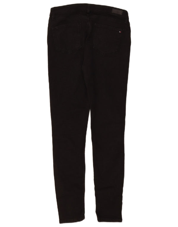 Jeans skinny Como RW da donna Tommy Hilfiger W29 L29 cotone nero
