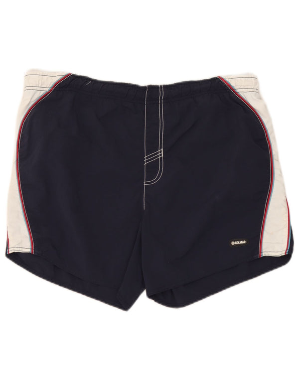 Pantaloncini da bagno grafici da uomo Colmar IT 52 XL Blu navy Colourblock
