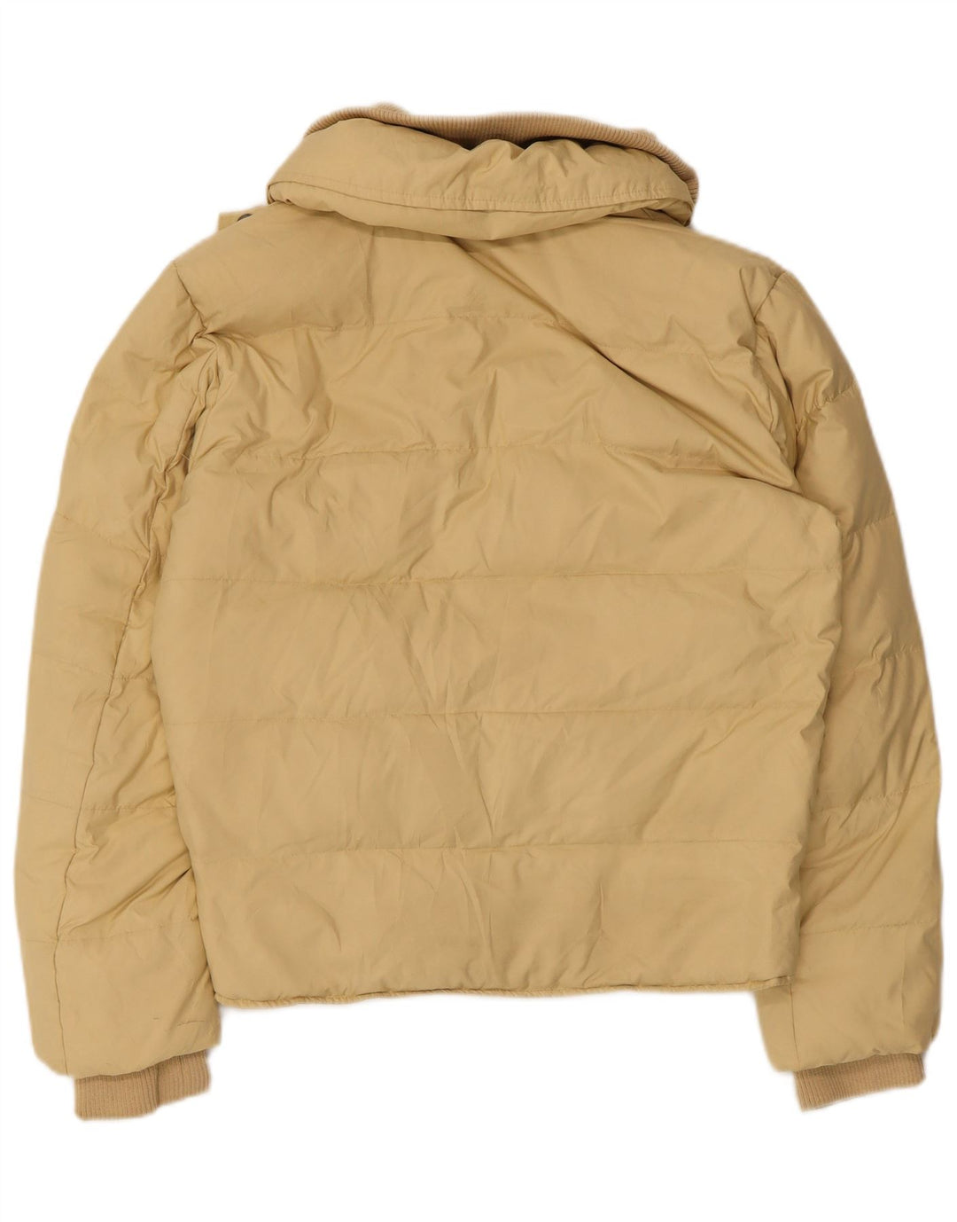 Giacca imbottita da donna Calvin Klein Jeans UK 14 Poliestere beige medio