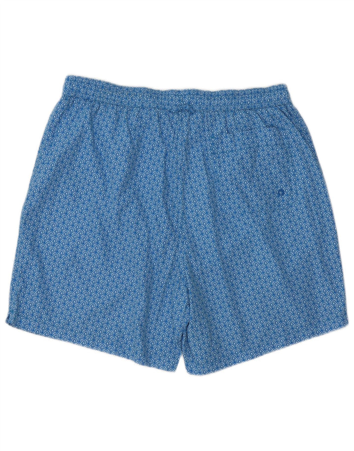 Pantaloncini da bagno da uomo Marks & Spencer poliestere floreale blu medio