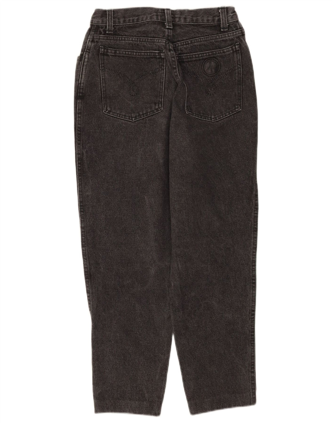 Jeans cropped da donna Moschino W28 L25 cotone nero