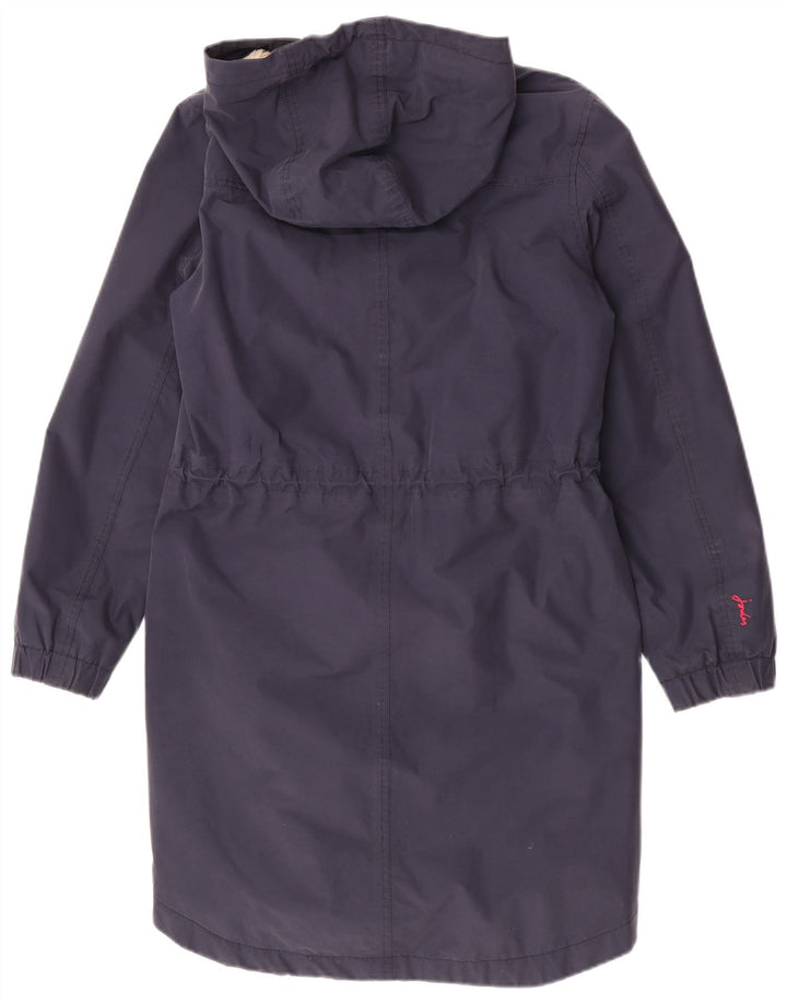 Giacca Parka con cappuccio da donna Joules UK 10 piccola in cotone blu navy