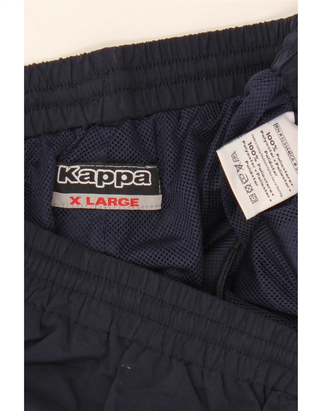 Pantaloni da tuta da uomo KAPPA XL poliestere blu navy