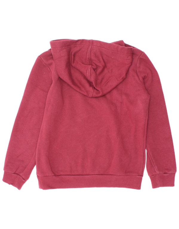 Maglione con cappuccio grafico Chuck Taylor da ragazzo Converse 6-7 anni in cotone bordeaux