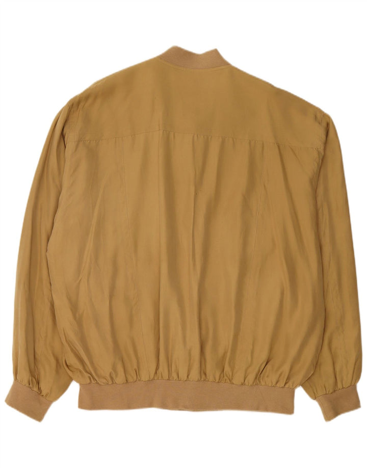 Giubbotto bomber da uomo Paul & Shark UK 42 XL seta gialla