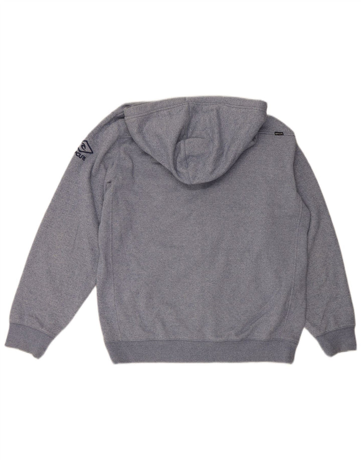 Maglione con cappuccio e zip da uomo Rip Curl grande in cotone blu