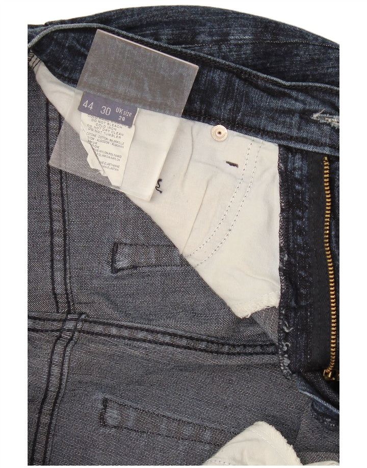 Jeans Slim Donna Trussardi W28 L28 Blu Navy Cotone