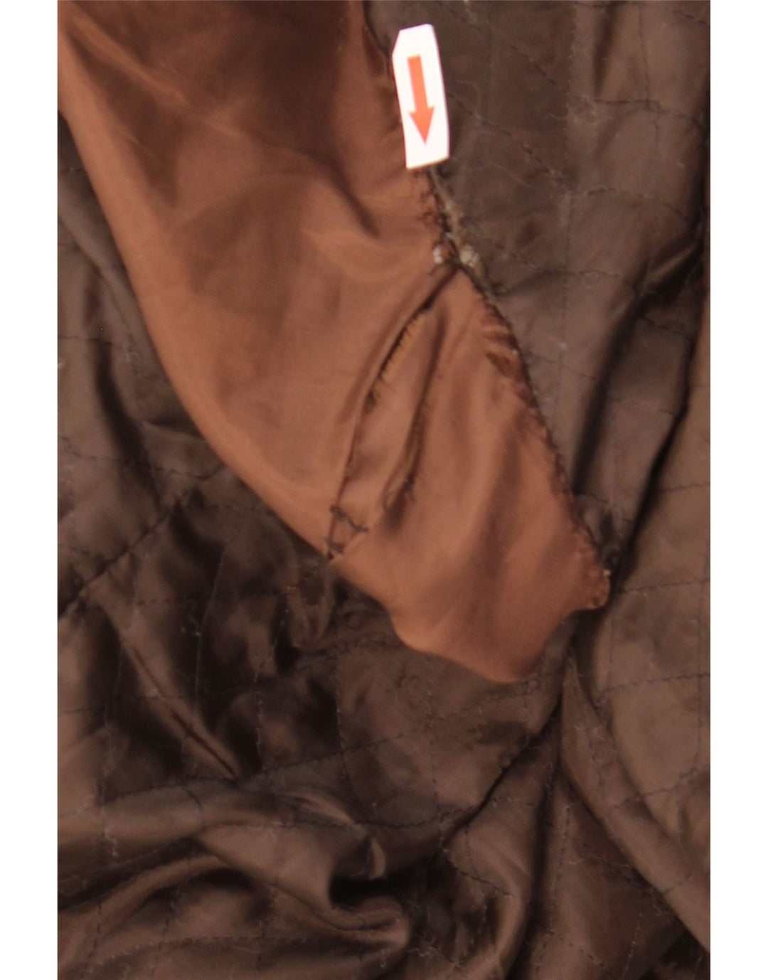 Giacca vintage in pelle scamosciata da uomo IT 48 in pelle marrone medio