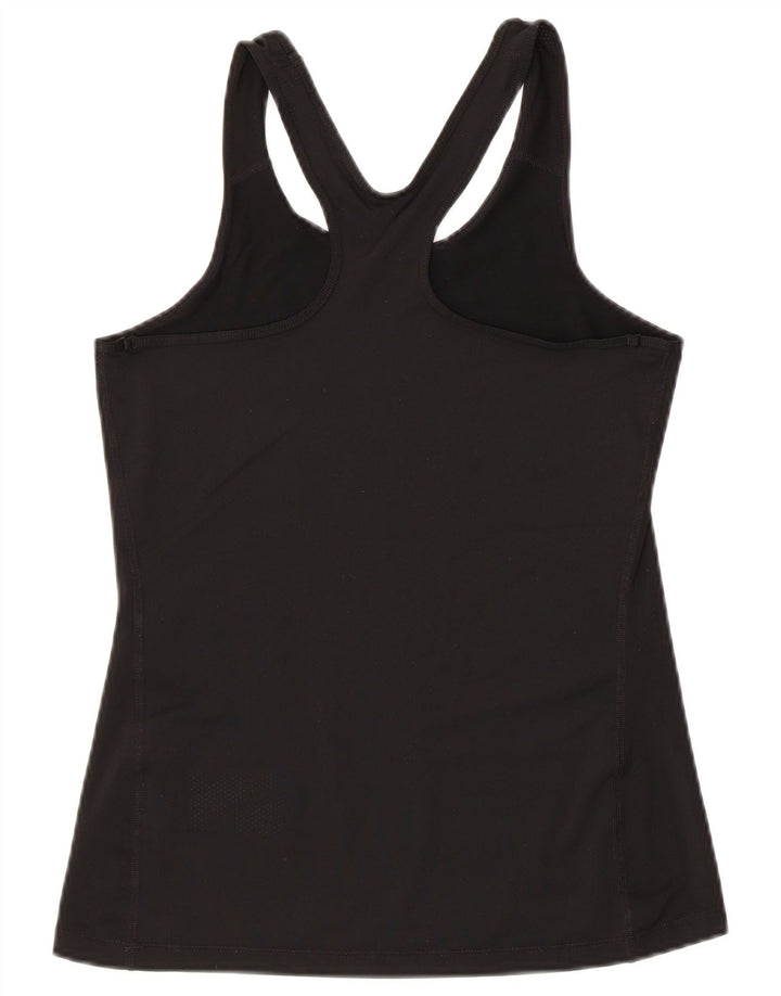 Canotta grafica Nike da donna UK 10 piccola in poliestere nero