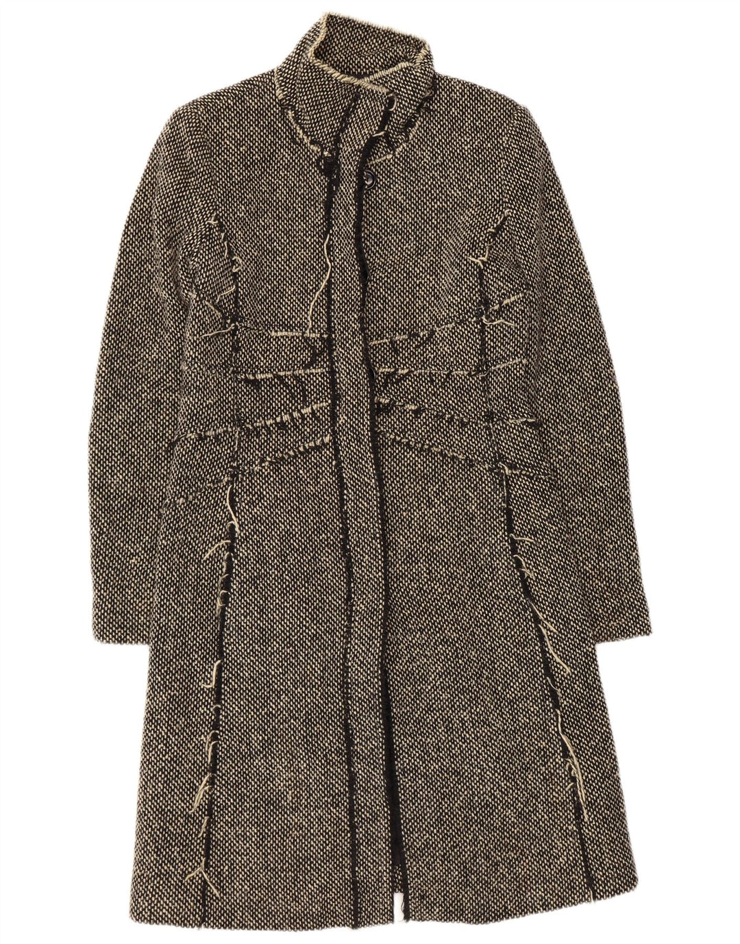 MAX & CO. Cappotto da donna UK 8 Small Nero Poliestere