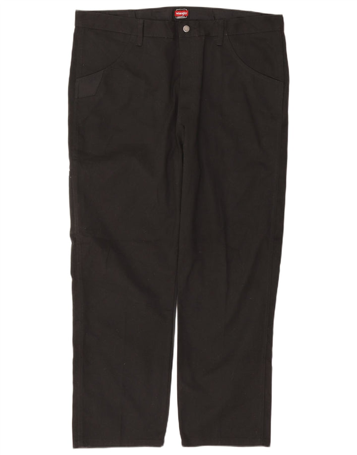 Pantaloni cargo dritti da uomo WRANGLER W40 L30 cotone nero