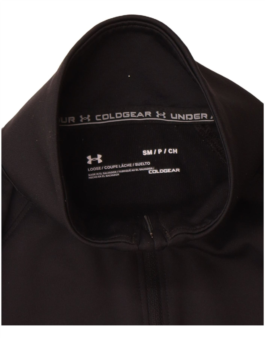 Maglietta Under Armour da donna Cold Gear Pullover UK 10 Small Nera