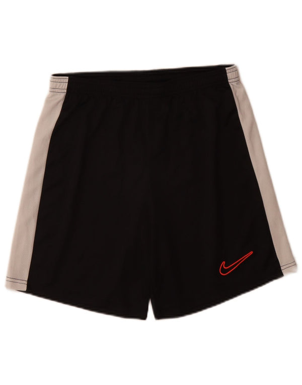 Pantaloncini sportivi Nike Dri Fit Slim Fit da uomo, piccoli, in poliestere color block nero