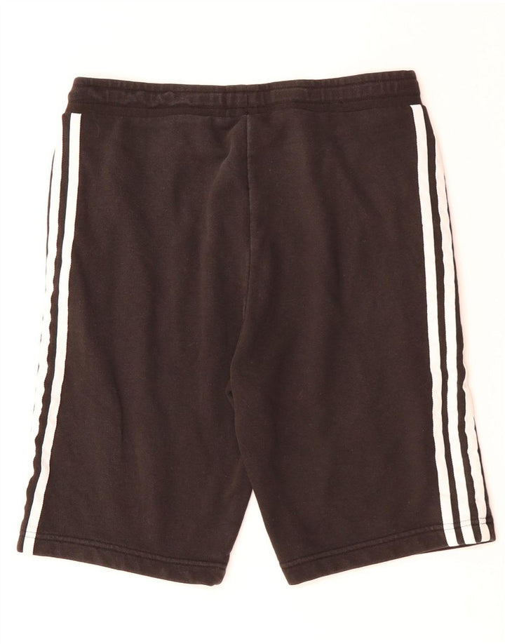 Pantaloncini sportivi Adidas da uomo medio cotone nero