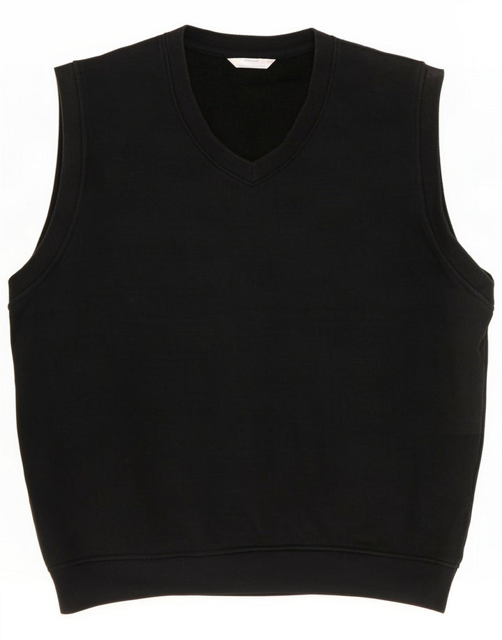 Marks & Spencer Uomo Felpa senza maniche St. Michael Maglione grande Nero