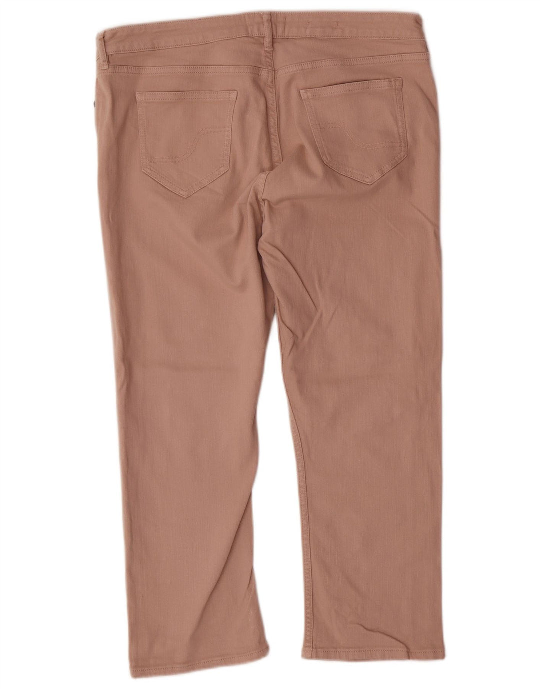 FAT FACE Jeans corti da donna UK 16 Large W34 L23 Cotone rosa