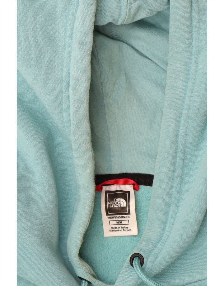 THE NORTH FACE Maglione con cappuccio grafico da uomo in cotone turchese medio