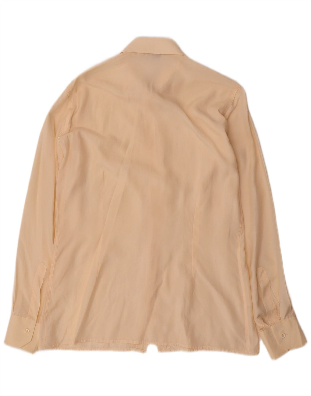 Camicia da uomo vintage taglia 37 14 1/2 piccola beige