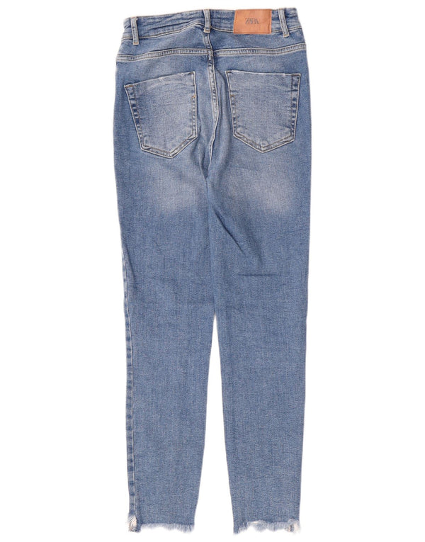 Jeans skinny da donna Zara EU 38 Small W28 L27 Cotone blu