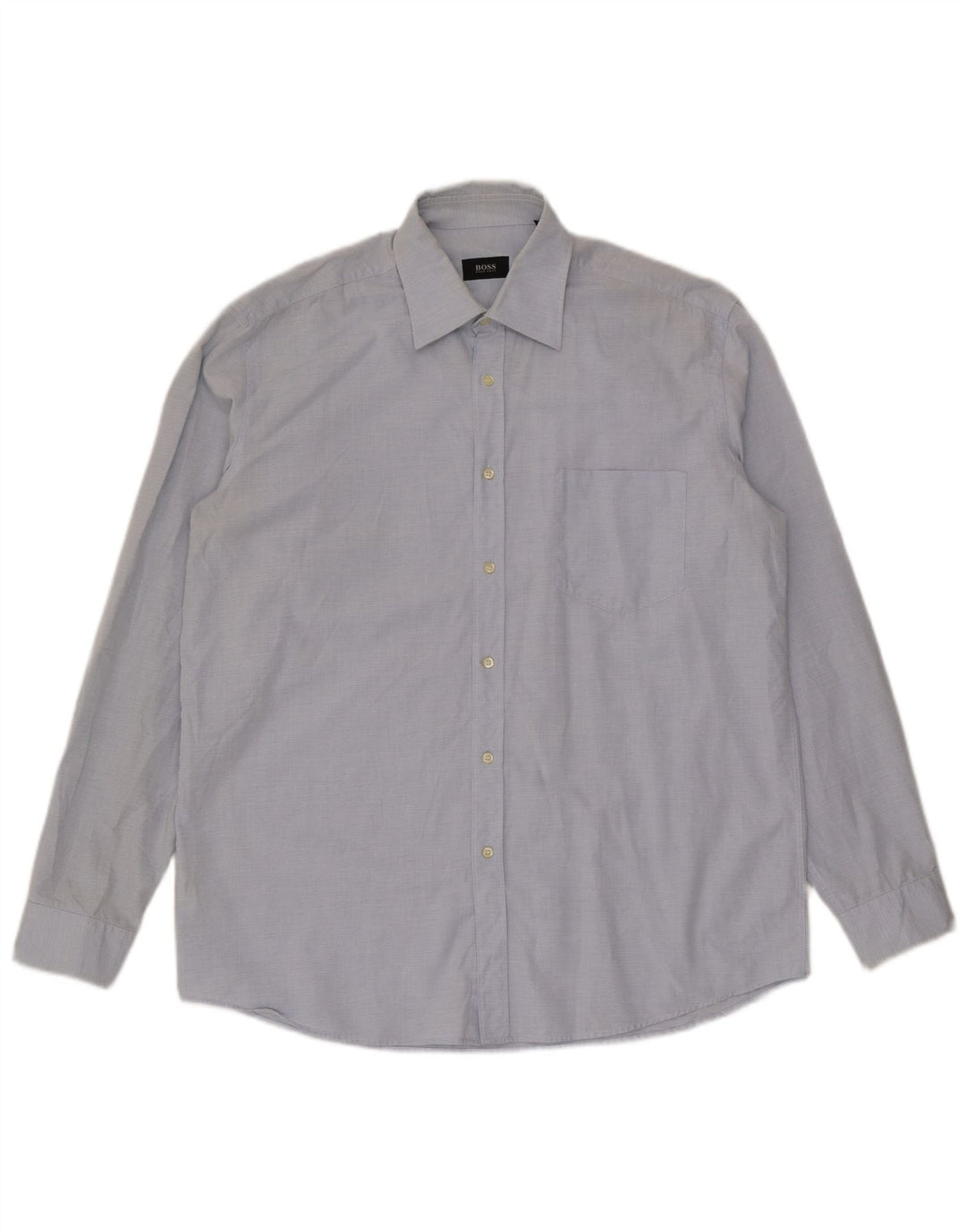 Camicia da uomo Hugo Boss taglia 42 16 1/2 grande cotone blu