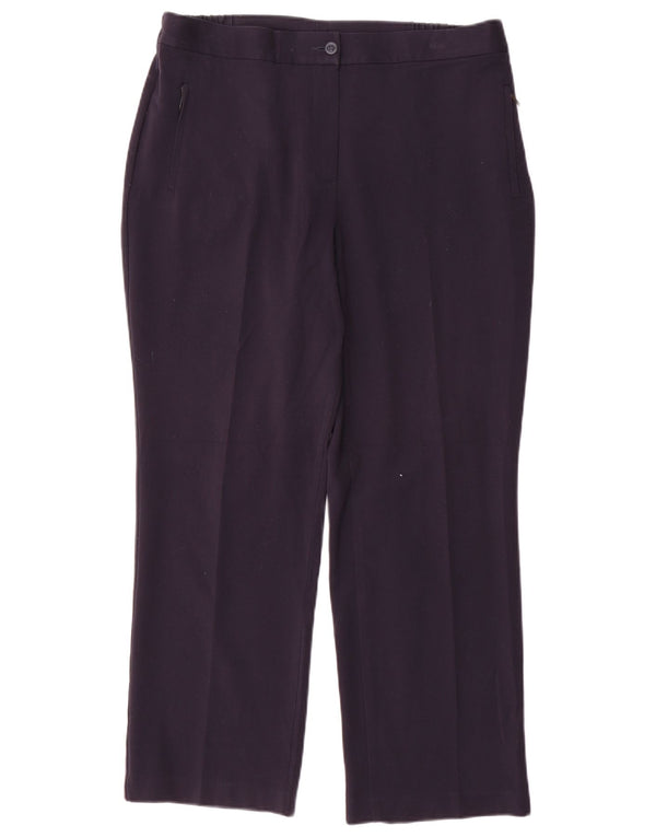 Pantaloni casual da donna Marks & Spencer UK 16 Large W34 L28 Blu navy