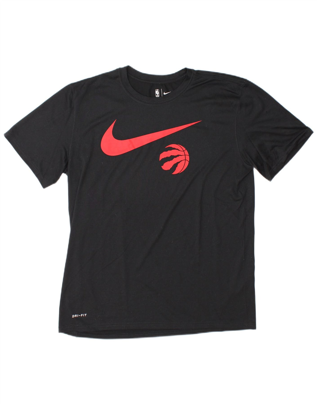 T-shirt grafica Nike Dri Fit da uomo, grande, in poliestere nero