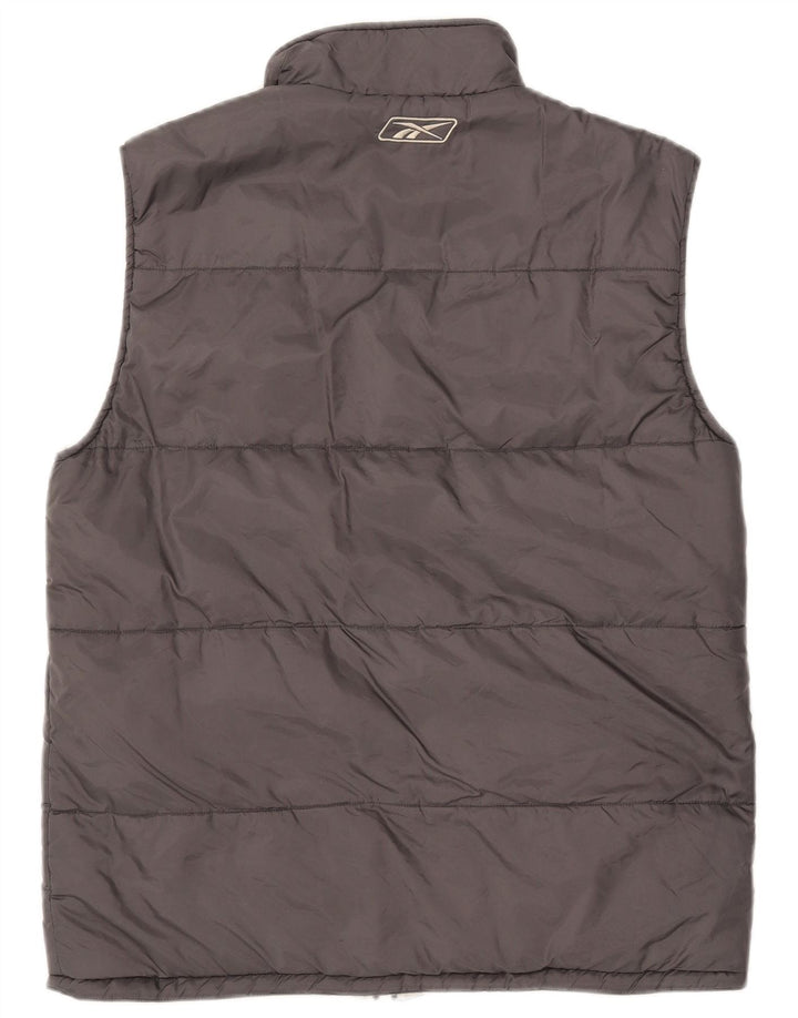 Gilet imbottito reversibile da donna Reebok UK 14 Large Grigio
