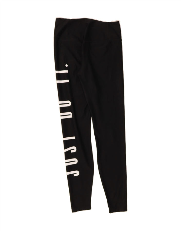NIKE Womens Dri Fit Graphic Leggings UK 4 XS  Black Vintage Nike and Second-Hand Nike from Messina Hembry 