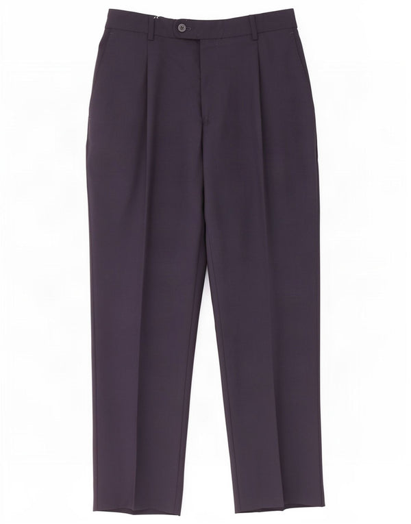 Pantaloni da abito con pegging corto da uomo Massimo Dutti EU 40 Medium W31 L26 Blu Navy