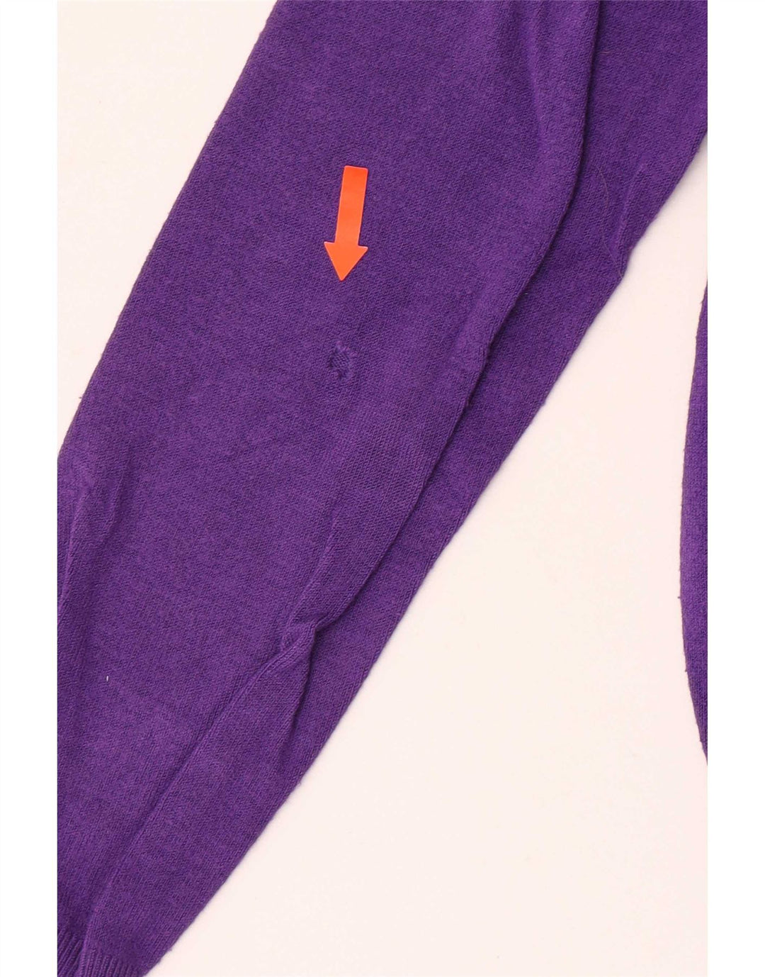 Maglione cardigan da donna Marks & Spencer UK 10 piccolo viscosa viola