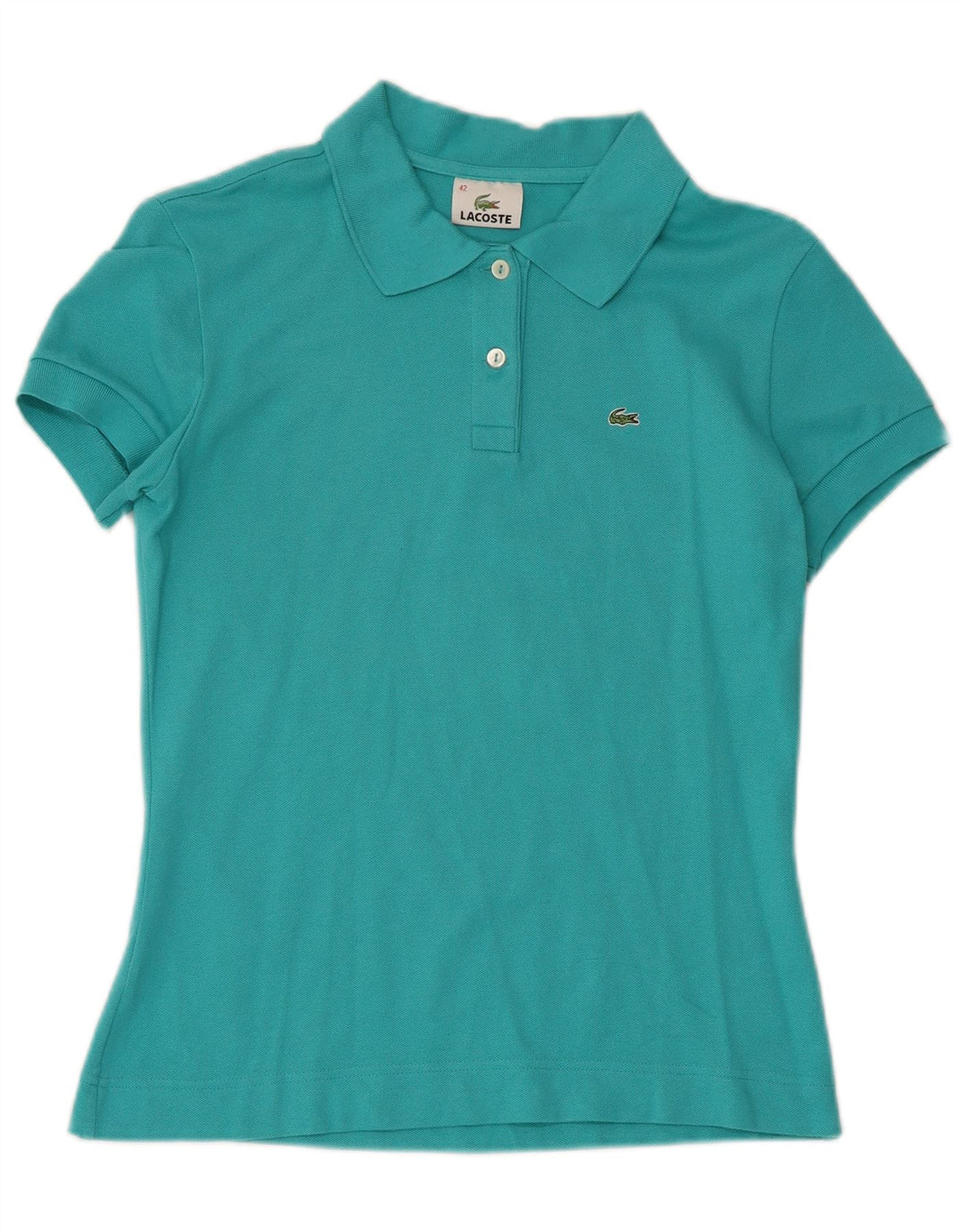 Polo da donna Lacoste taglia 42 grande in cotone blu