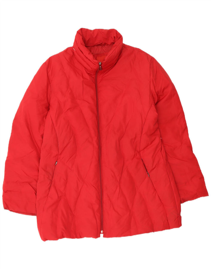 Giacca imbottita da donna Esprit UK 18 XL poliestere rosso