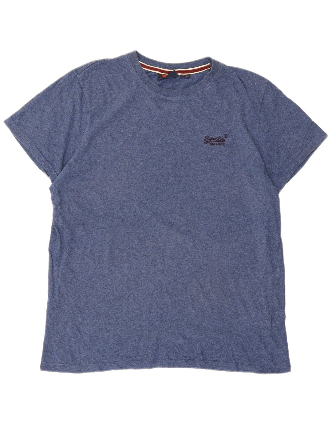 T-shirt da uomo Superdry Top 2XL cotone chiazzato blu