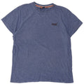 T-shirt da uomo Superdry Top 2XL cotone chiazzato blu