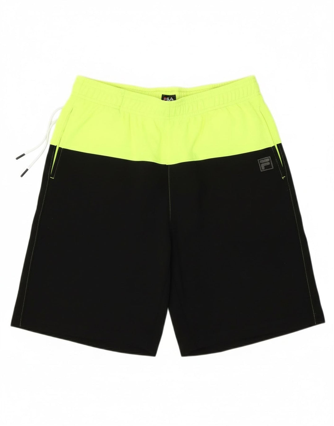 Pantaloncini sportivi Fila da bambino 15-16 anni Poliestere color block nero